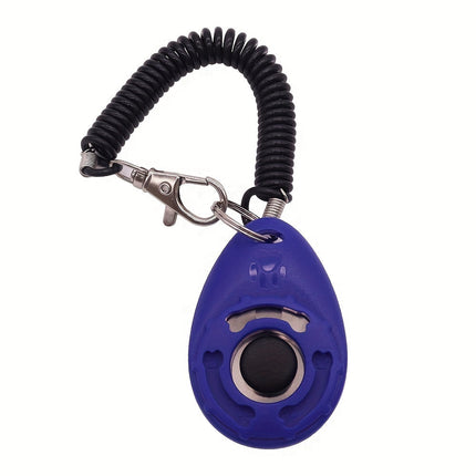 Hondentrainingsknop voor gedragsverbetering | Comfortabele rubberen grip | Eenvoudig in gebruik | Geschikt voor alle honden | Lichtgewicht en compact ontwerp