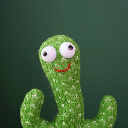 Interactieve Pratende Cactus voor Honden | Geluid en Beweging | Duurzaam Pluche | Oplaadbaar Speelgoed voor Mentale Stimulatie en Vermaak
