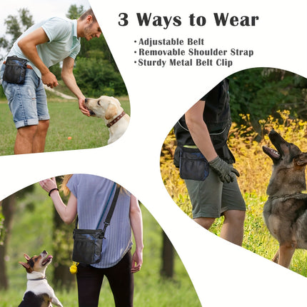Hondenbeloningstas | Draagbare Hondentas met Poepzak Houder | Hond Accessoires | Polyester | Hunan