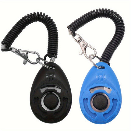 Hondentrainingsknop voor gedragsverbetering | Comfortabele rubberen grip | Eenvoudig in gebruik | Geschikt voor alle honden | Lichtgewicht en compact ontwerp