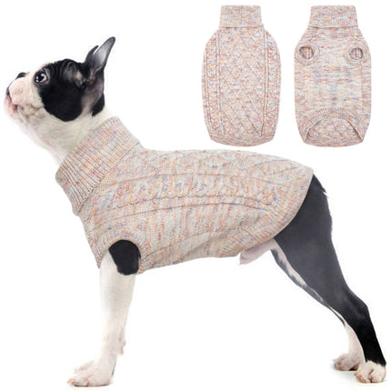 Coltrui voor Honden | Knusse Gebreide Trui | Warme Winterkleding | Flexible en Comfortabel | Verkrijgbaar in Meerdere Kleuren en Maten