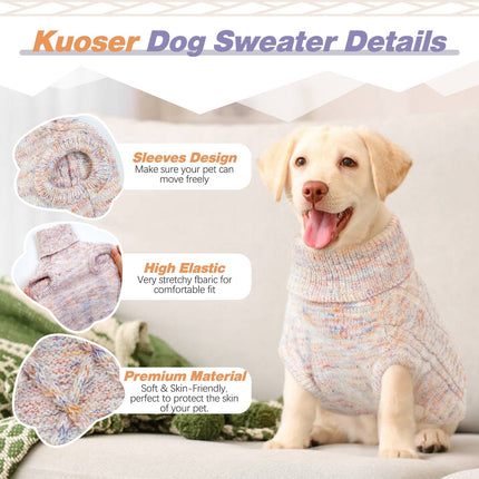 Coltrui voor Honden | Knusse Gebreide Trui | Warme Winterkleding | Flexible en Comfortabel | Verkrijgbaar in Meerdere Kleuren en Maten