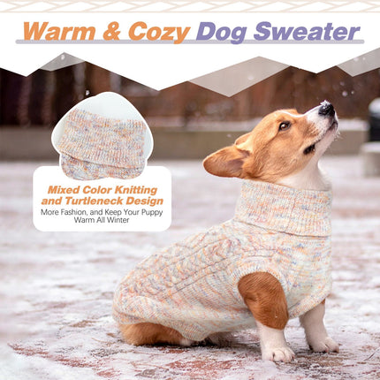 Coltrui voor Honden | Knusse Gebreide Trui | Warme Winterkleding | Flexible en Comfortabel | Verkrijgbaar in Meerdere Kleuren en Maten
