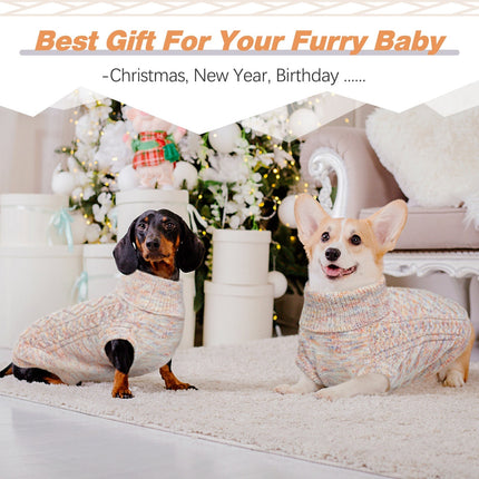 Coltrui voor Honden | Knusse Gebreide Trui | Warme Winterkleding | Flexible en Comfortabel | Verkrijgbaar in Meerdere Kleuren en Maten