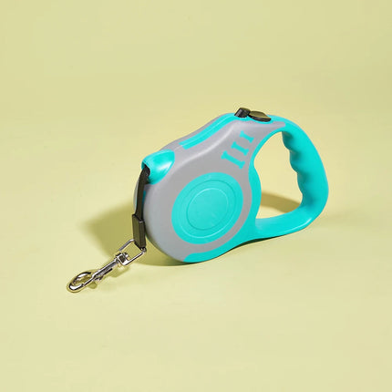 Intrekbare Hondenriem voor Kleine Huisdieren | Automatisch Snelontgrendelingsmechanisme | Duurzaam ABS en Nylon | Lichtgewicht | 3m/5m Opties | Voor Wandelen en Reizen | Geschikt voor Alle Seizoenen