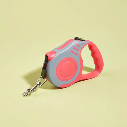 Intrekbare Hondenriem voor Kleine Huisdieren | Automatisch Snelontgrendelingsmechanisme | Duurzaam ABS en Nylon | Lichtgewicht | 3m/5m Opties | Voor Wandelen en Reizen | Geschikt voor Alle Seizoenen