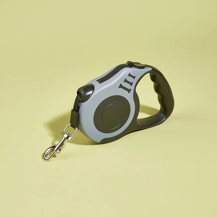 Intrekbare Hondenriem voor Kleine Huisdieren | Automatisch Snelontgrendelingsmechanisme | Duurzaam ABS en Nylon | Lichtgewicht | 3m/5m Opties | Voor Wandelen en Reizen | Geschikt voor Alle Seizoenen