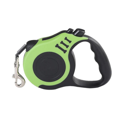 Intrekbare Hondenriem voor Kleine Huisdieren | Automatisch Snelontgrendelingsmechanisme | Duurzaam ABS en Nylon | Lichtgewicht | 3m/5m Opties | Voor Wandelen en Reizen | Geschikt voor Alle Seizoenen