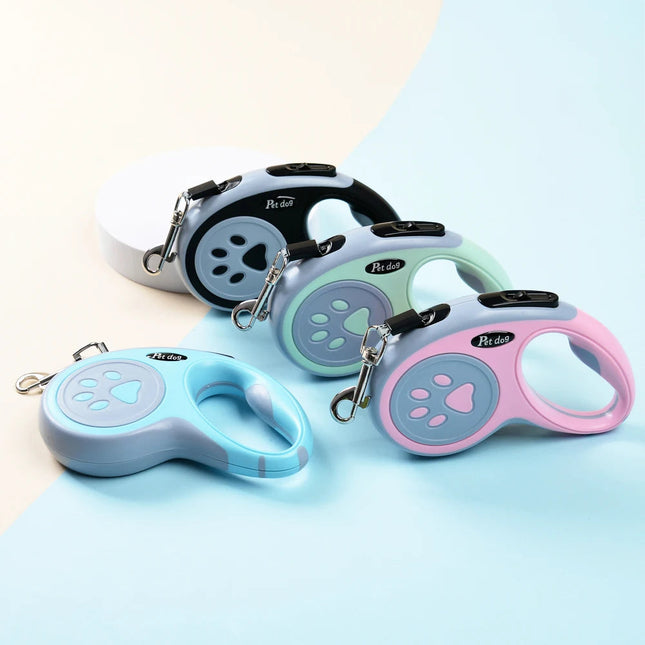 Uitbreidbare Nylon Lijn met Snelontkoppel Mechanisme | Voor Kleine en Middelgrote Honden en Katten | Veelzijdige Pasvorm met Stijlvolle Prints | Duurzaam en Praktisch | Geschikt voor Dagelijks Gebruik | Veerkrachtig en Efficiënt