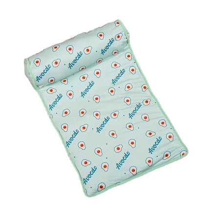 Koelmat Voor Honden | Zacht & Zelfkoelend | Katoenen Mat Verkrijgbaar in Maten Medium & Groot | Handwasbaar | Kleuren: Roze, Blauw, Groen