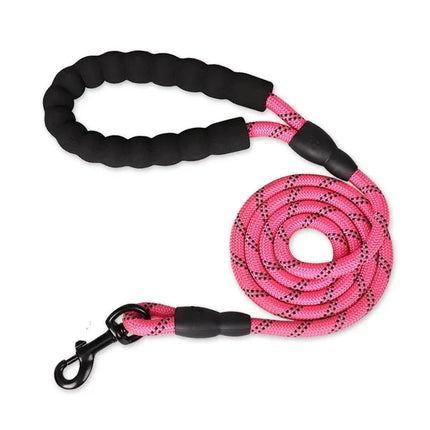 Reflecterende Veiligheidslijn | Zware Honden | Comfortabele Grip | Waterbestendig Nylon | Voor Wandelingen in Alle Seizoenen