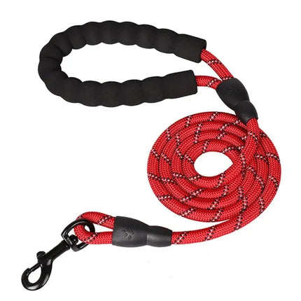 Reflecterende Veiligheidslijn | Zware Honden | Comfortabele Grip | Waterbestendig Nylon | Voor Wandelingen in Alle Seizoenen
