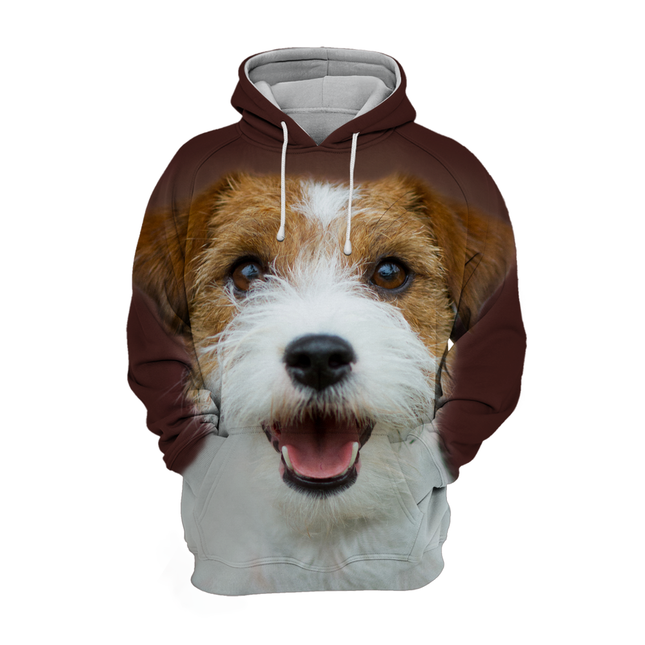 Jack Russell Terrier Print | Comfortabele Hoodie | Duurzame Stof | Maten S-4XL