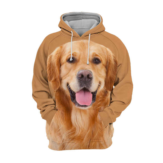 Golden Retriever Sweater | Verstelbare Maten | Hoogwaardige Katoenmix | Zachte & Duurzame Hoodie
