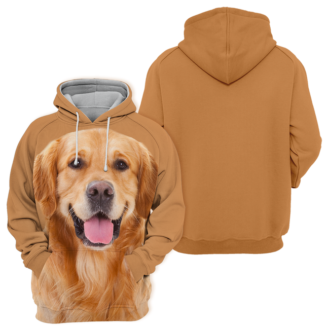 Golden Retriever Sweater | Verstelbare Maten | Hoogwaardige Katoenmix | Zachte & Duurzame Hoodie