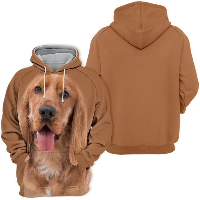 Unisex Hoodie Dierenliefhebbers | Premium Polyester en Katoen | Comfortabel en Duurzaam | Cocker Spaniel Print | Cadeau-idee | Maten S-4XL