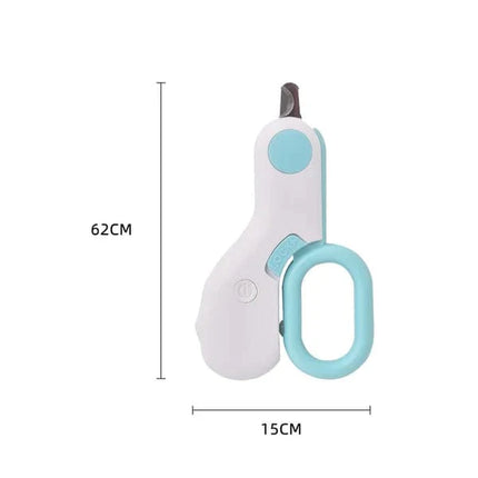 PetCare nagelknipper voor huisdieren met LED-licht | Veilig en nauwkeurig nagels knippen voor hond en kat | Comfortabele grip | Roestvrijstalen bladen