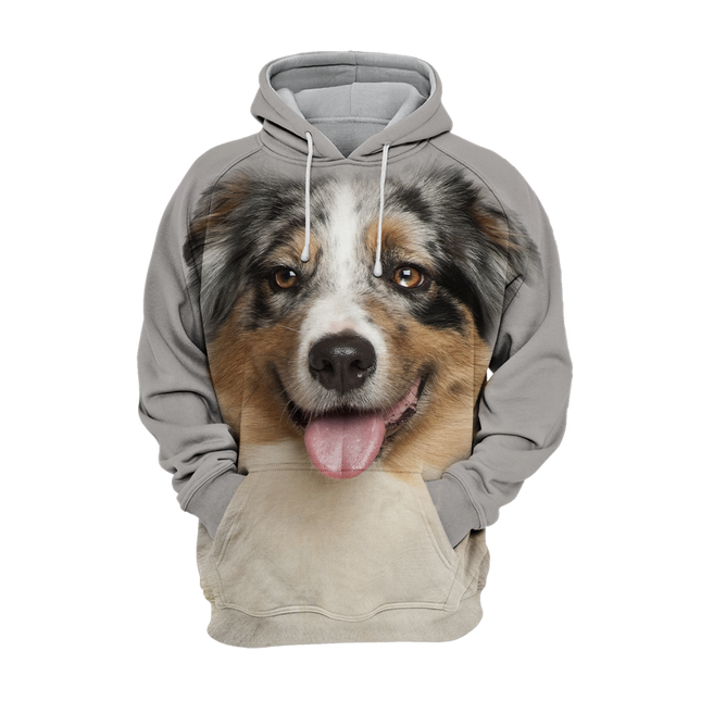 Australian Shepherd Inspiratie | Zachte Unisex Hoodie | Maat S tot 4XL | Comfortabele Pasvorm | Premium Polyester en Katoen Mix | Grafisch Ontwerp in Hoge Resolutie | Perfect voor Hondenliefhebbers
