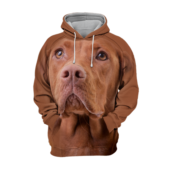 Honden Sweater | Comfortabele Unisex Hoodie | Vizsla Motief | Maten S-4XL | Ademend en Duurzaam | Hoogwaardige Stof | Perfecte Pasvorm | Gestroomlijnde Stijl