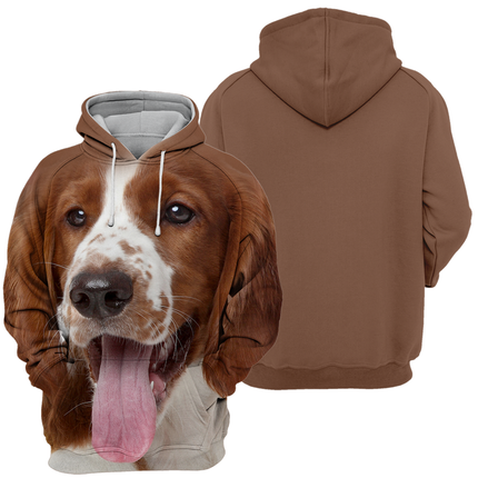 Unisex Hoodie Met Springer Spaniel Print | Verschillende Maten Beschikbaar | Zachte Stof | Hoge Resolutie Print