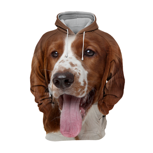 Unisex Hoodie Met Springer Spaniel Print | Verschillende Maten Beschikbaar | Zachte Stof | Hoge Resolutie Print