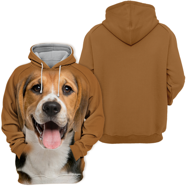 Hoodie voor Dierenliefhebbers | Unisex | Beagle Design | Zachte Stof | Verschillende Maten | Duurzaam | Katoenmix