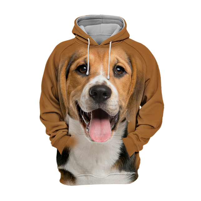 Hoodie voor Dierenliefhebbers | Unisex | Beagle Design | Zachte Stof | Verschillende Maten | Duurzaam | Katoenmix