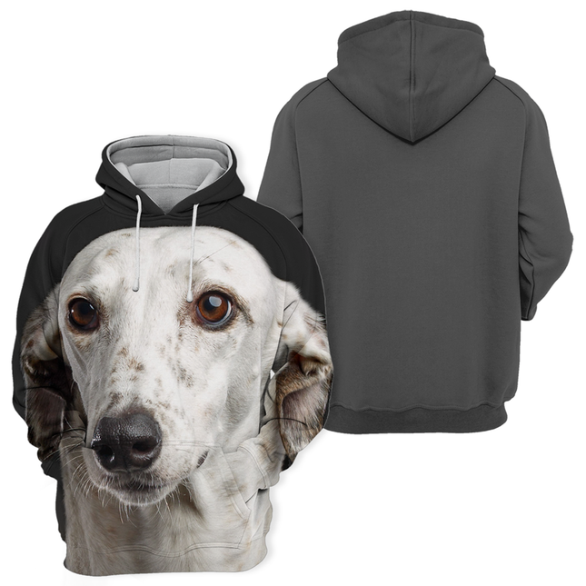 Stijlvolle Grijze Hoodie voor Dierenliefhebbers | Maten S-4XL | Comfortabel Polyester-Katoen Mix | Hoge Resolutie Print | Zachte Stretch Stof