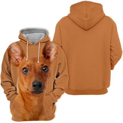 Hoodie voor Hondenliefhebbers | Unisex | Pinscher Design | Beschikbaar in Maten S-4XL | Comfortabele Polyester-Katoen Mix | Hoogwaardige Afwerking