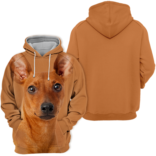Hoodie voor Hondenliefhebbers | Unisex | Pinscher Design | Beschikbaar in Maten S-4XL | Comfortabele Polyester-Katoen Mix | Hoogwaardige Afwerking