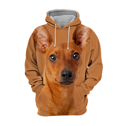 Hoodie voor Hondenliefhebbers | Unisex | Pinscher Design | Beschikbaar in Maten S-4XL | Comfortabele Polyester-Katoen Mix | Hoogwaardige Afwerking