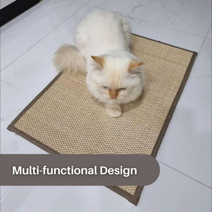 ScratchGuard™ Meubelbescherming Deluxe | Beschermhoes voor Bank en Fauteuil tegen Kattenkrabben | Premium Milieuvriendelijke Sisalstof | Bevordert Kattenwelzijn en Krabgedrag | Duurzame Bescherming voor Thuis