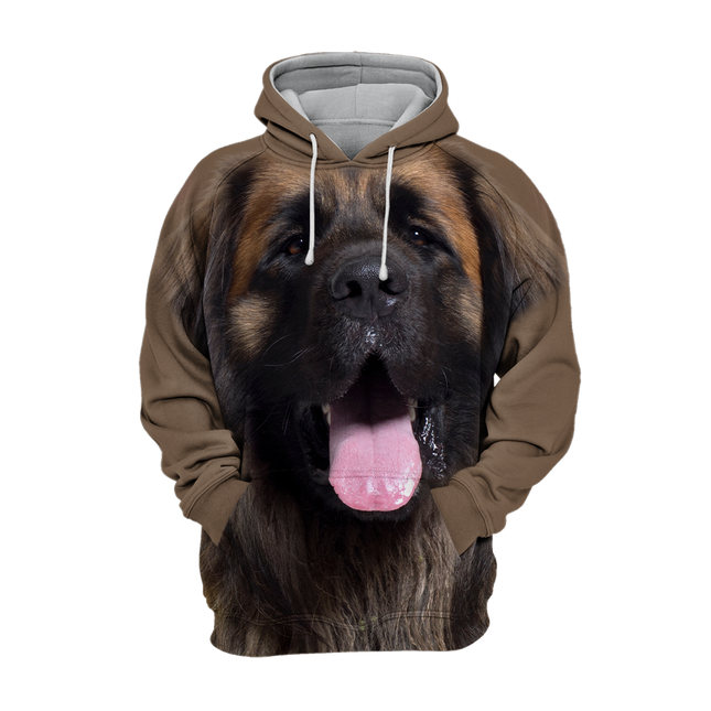 Unisex Leonberger Hoodie | Comfortabel & Duurzaam | Polyestermix | Zachte Aanraking | Hoge Resolutie Print | Diverse Maten | Perfect voor Dierenliefhebbers