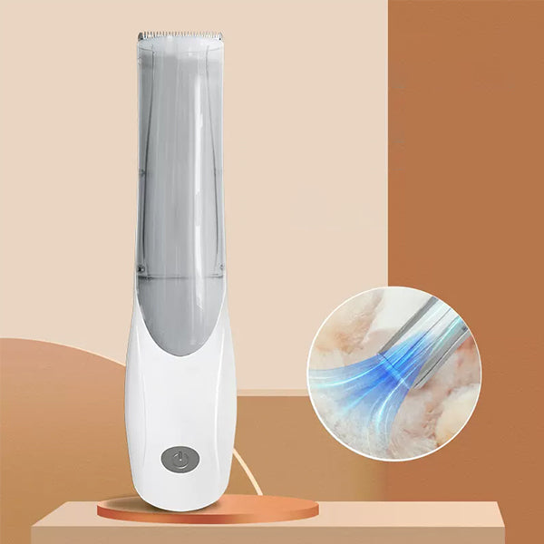 GroomFlow 2-in-1 huisdier trimmer en stofzuiger | Voor honden en katten | Transparante opvangkamer | Instelbare snelheden | Veilig en efficiënt verzorgen