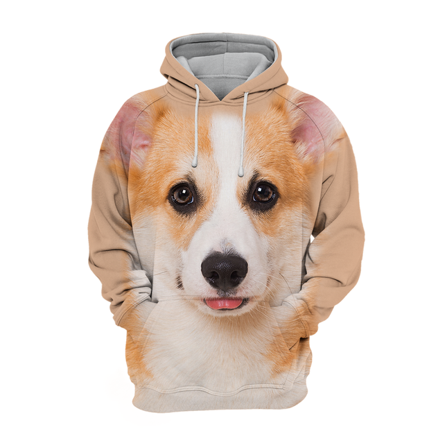 Corgi Liefhebbers Hoodie | Unisex | Comfortabele Polyester-Katoen Mix | Maten S-4XL | Zachte Stretchstoffen | Perfecte Printkwaliteit