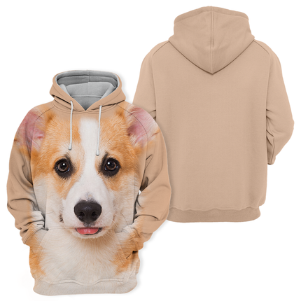 Corgi Liefhebbers Hoodie | Unisex | Comfortabele Polyester-Katoen Mix | Maten S-4XL | Zachte Stretchstoffen | Perfecte Printkwaliteit