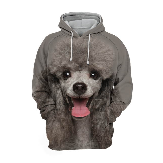 Grijze Hoodie voor Dierenliefhebbers | Zachte Stof | Hoge Resolutie Print | Maten S-4XL | Comfortabel en Duurzaam