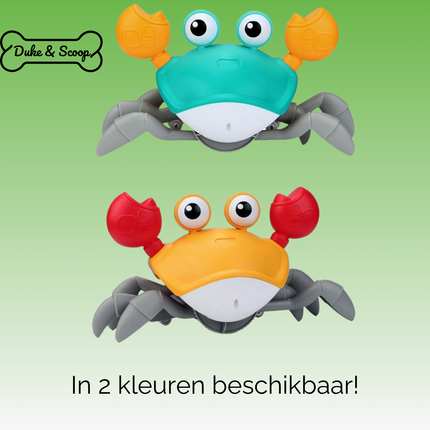 Crabwalk Interactief Bewegend Speelmaatje voor Honden | Verhoogt Mentale & Fysieke Activiteit | Beschikbaar in Blauw en Oranje