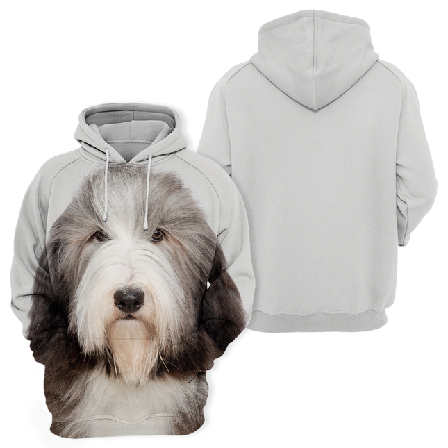 Unisex Hoodie | Bearded Collie Opdruk | Zacht Stretchmateriaal | Maat S-4XL | Comfortabele Polyester-Katoen Mix