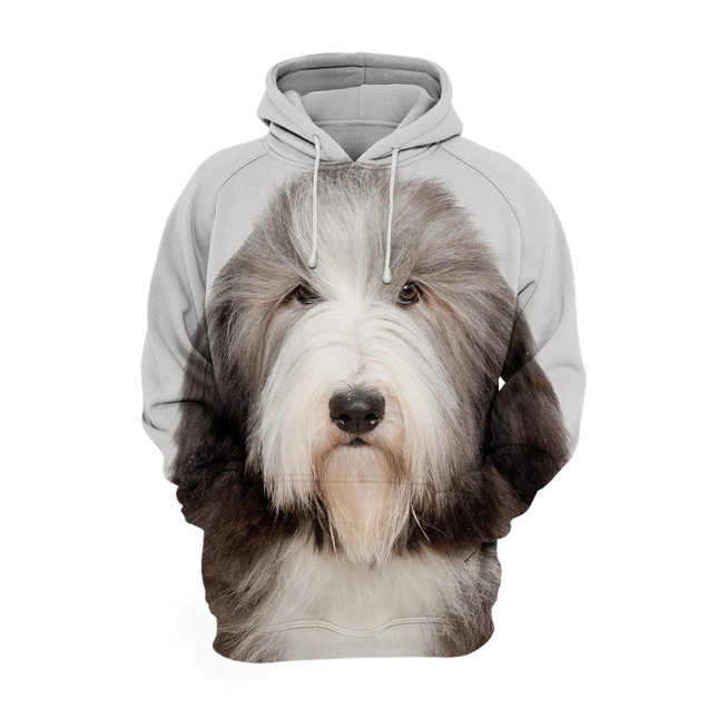 Unisex Hoodie | Bearded Collie Opdruk | Zacht Stretchmateriaal | Maat S-4XL | Comfortabele Polyester-Katoen Mix