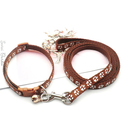 Hondenriem Set Nylon | Zachte Grip | Diverse Kleuren | 120cm Lengte | Geschikt voor Kleine en Middelgrote Honden