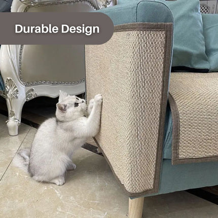 ScratchGuard™ Meubelbescherming Deluxe | Beschermhoes voor Bank en Fauteuil tegen Kattenkrabben | Premium Milieuvriendelijke Sisalstof | Bevordert Kattenwelzijn en Krabgedrag | Duurzame Bescherming voor Thuis