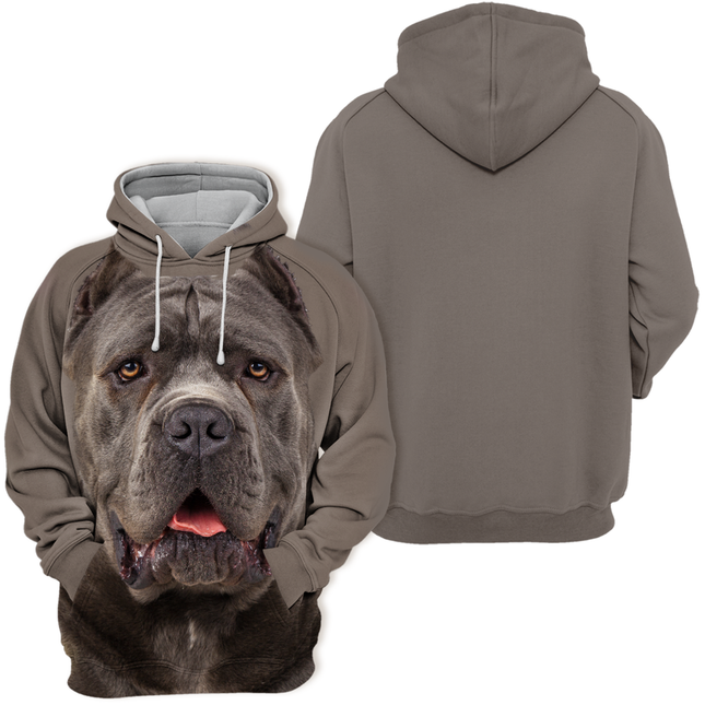 Unisex Hoodie Voor Huisdieren | Premium Poly-Katoen Mix | Verkrijgbaar In Maten S-4XL | Zachte Aanraking | Hoge Definitie Print | Ideaal Voor Cane Corso En Andere Rassen