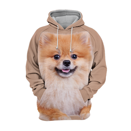 Pomeranian Dierenliefhebbers Unisex Truien | Comfortabele Polyester-Katoen Mix | Veelzijdige Outfit