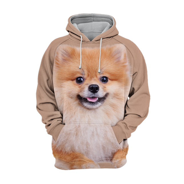 Pomeranian Dierenliefhebbers Unisex Truien | Comfortabele Polyester-Katoen Mix | Veelzijdige Outfit