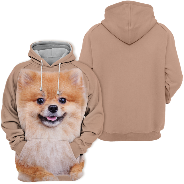 Pomeranian Dierenliefhebbers Unisex Truien | Comfortabele Polyester-Katoen Mix | Veelzijdige Outfit