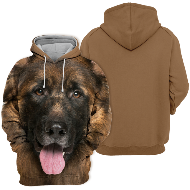 Hondenontwerp Sweater | Unisex Geborstelde Hoodie | Comfortabele Fleece Cuddlewear | German Shepherd Print | Perfect voor Dierenliefhebbers | Zachte Stof | Verkrijgbaar in Maten S tot 4XL