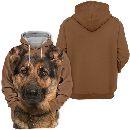 Hoodie Unisex | Zachte Mix Polyester en Katoen | Hoge Resolutie Print | Comfortabele Pasvorm | Meerdere Maten | Perfect voor Hondenliefhebbers | Grafisch Ontwerp zonder Onvolkomenheden