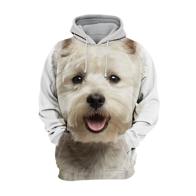 Westie West Highland Terrier | Knusse Trui | Zachte Mix Polyester en Katoen | Hoogwaardige Print | Diverse Maten S-4XL