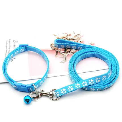 Hondenriem Set Nylon | Zachte Grip | Diverse Kleuren | 120cm Lengte | Geschikt voor Kleine en Middelgrote Honden